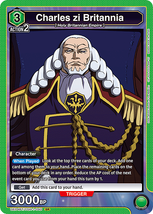 Charles zi Britannia Card Front