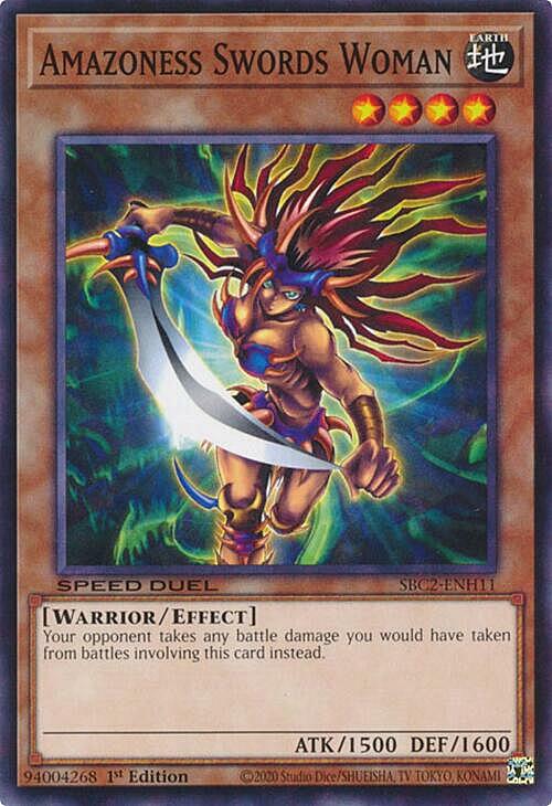 Amazoness Swords Woman Card Front