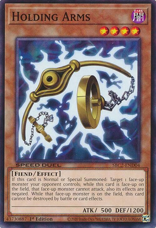 Holding Arms Card Front