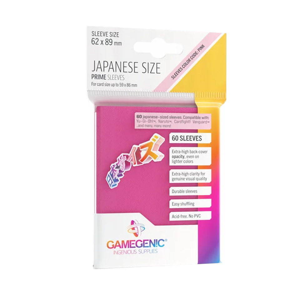 60 Gamegenic Prime Sleeves - Pink