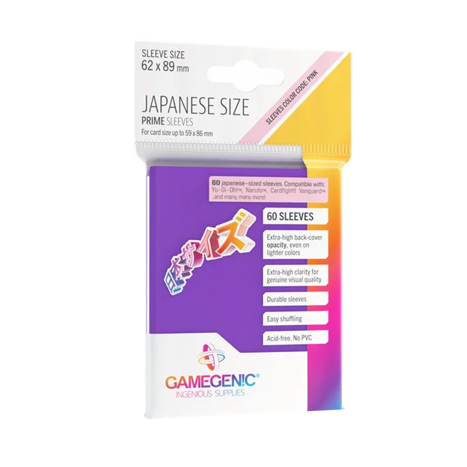60 Gamegenic Prime Sleeves - Purple