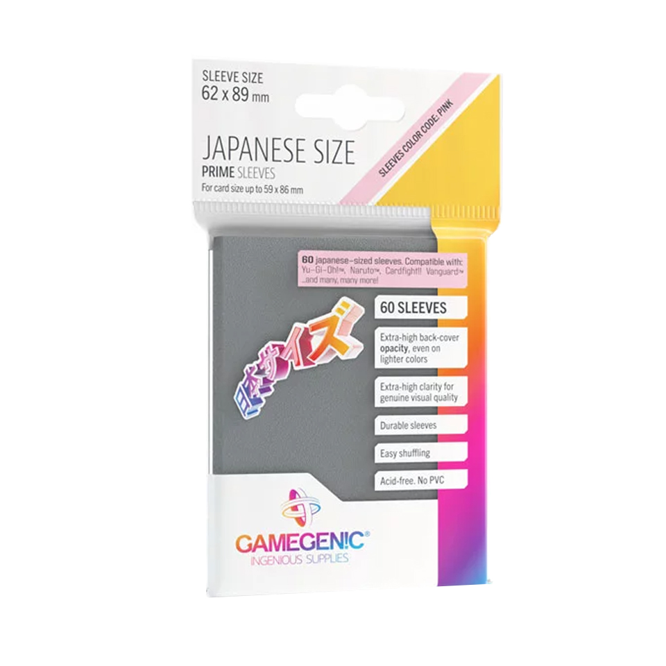 60 Gamegenic Prime Sleeves - Dark Gray