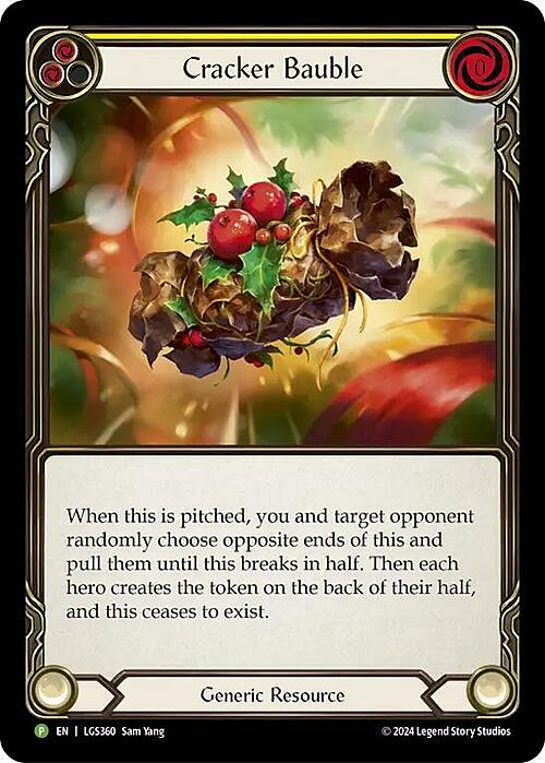 Cracker Bauble // Spectral Shield / Ponder Card Front
