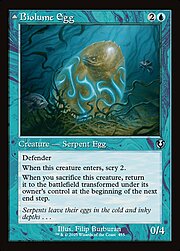 Uovo Bioluminescente // Serpe Bioluminescente