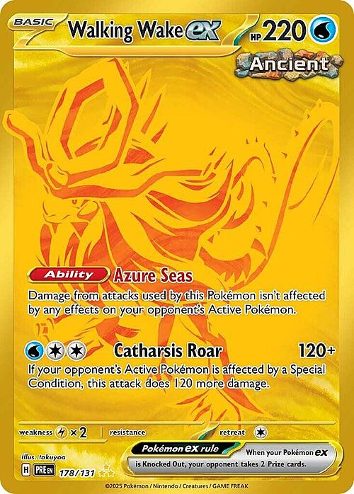 Walking Wake ex Card Front
