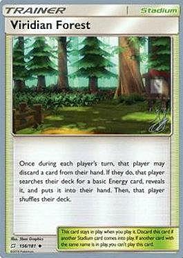 Viridian Forest Card Front