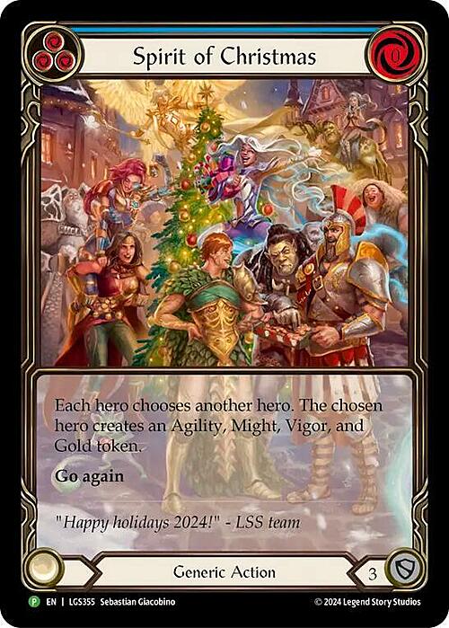 Spirit of Christmas Card Front