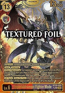 Imperialdramon: Fighter Mode Card Front