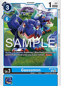 Gaossmon Card Front