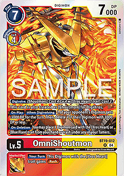 OmniShoutmon Card Front