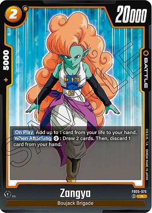 Zangya Card Front