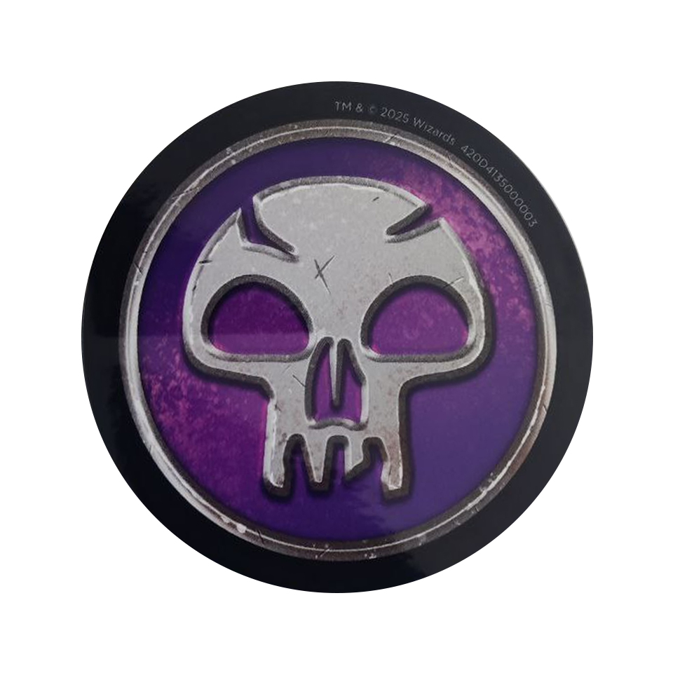 Aetherdrift Black Mana Sticker