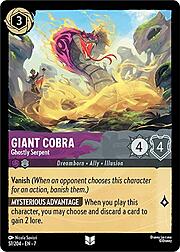 Cobra Gigante - Serpente Spettrale