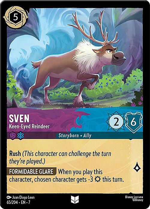 Sven - Keen-Eyed Reindeer Card Front