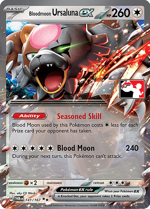 Bloodmoon Ursaluna ex Card Front