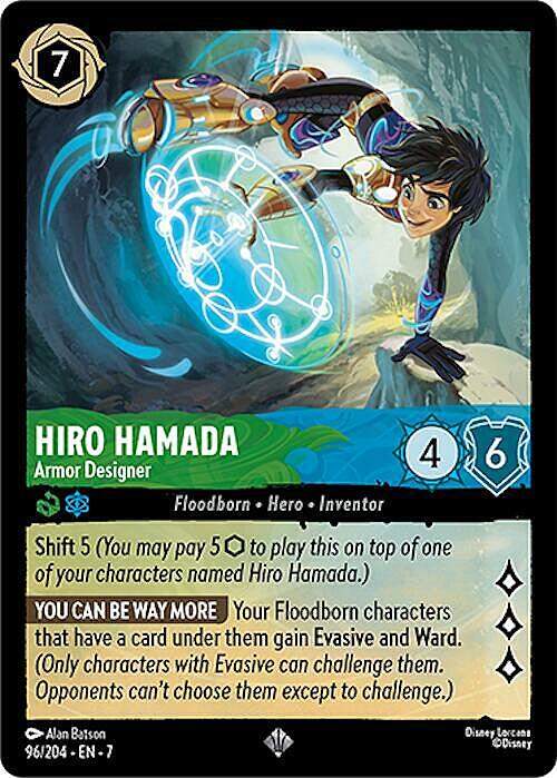 Hiro Hamada - Armor Designer Card Front