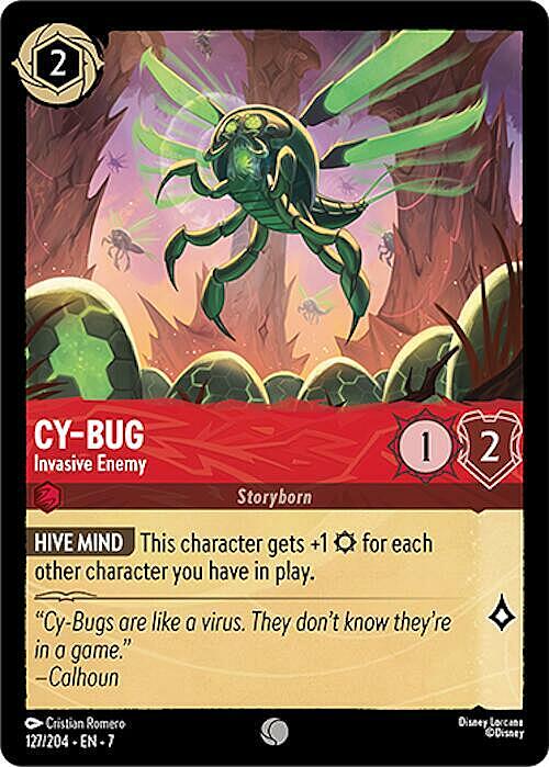 Cy-Bug - Invasive Enemy Card Front