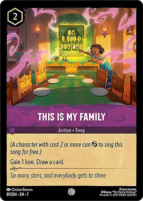 This Is My Family Card Front