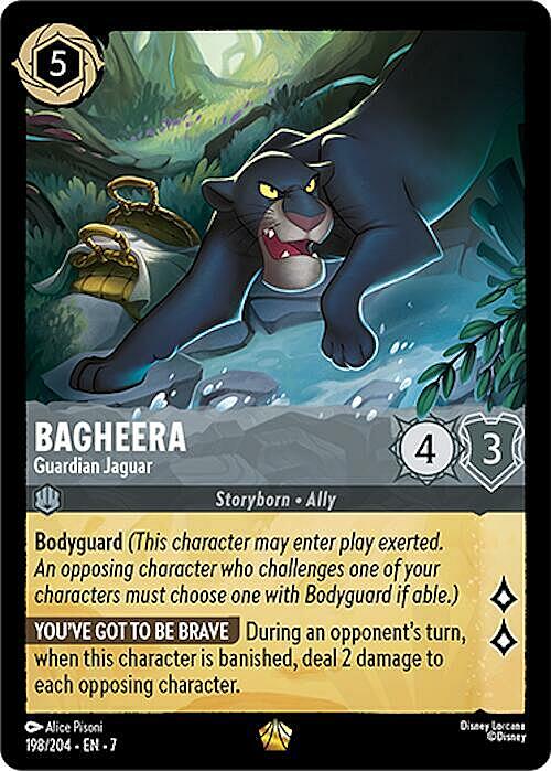 Bagheera - Giaguaro Protettore Card Front