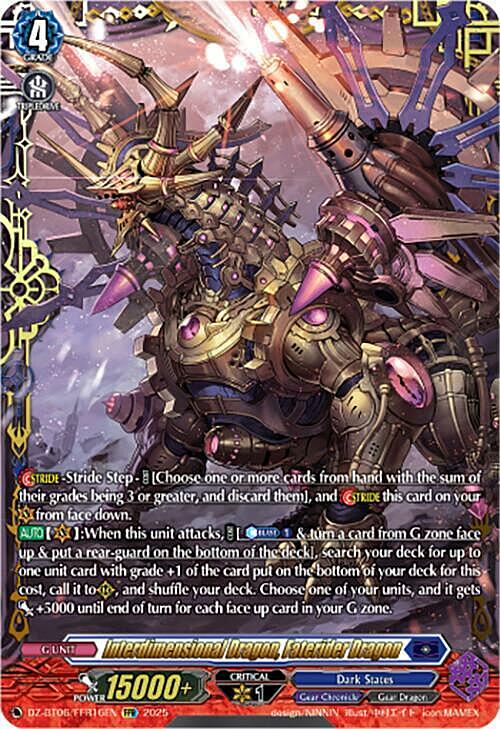 Interdimensional Dragon, Faterider Dragon Card Front