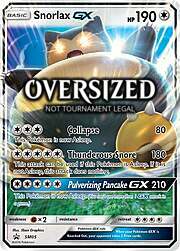 Snorlax GX [Collapse | Thunderous Snore | Pulverizing Pancake GX]