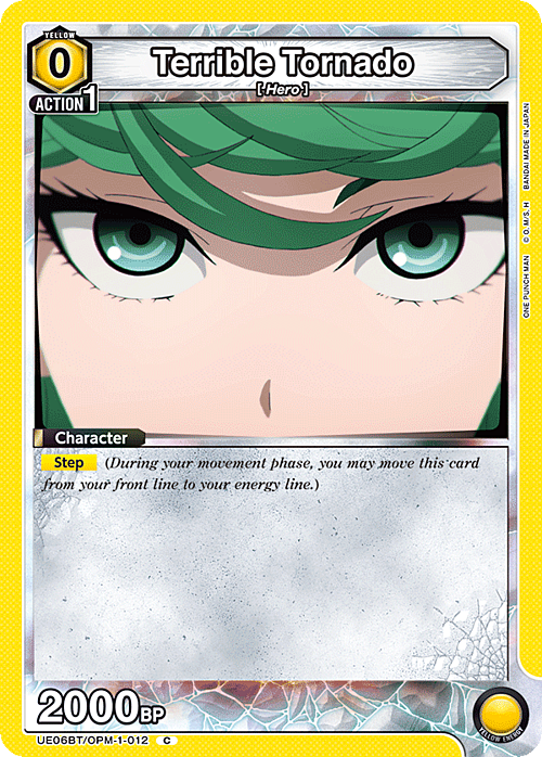 Terrible Tornado Card Front