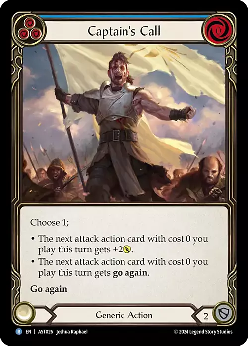 Captain's Call Card Front