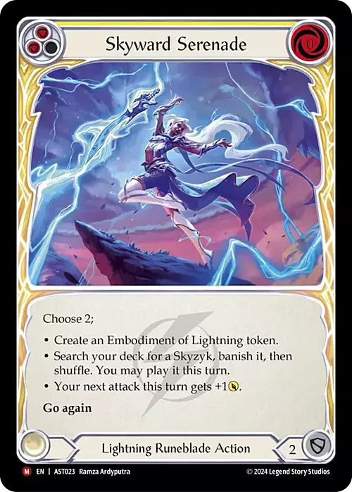 Skyward Serenade Card Front
