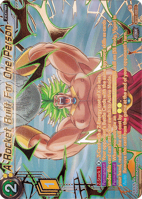 A Rocket Built For One Person Card Front