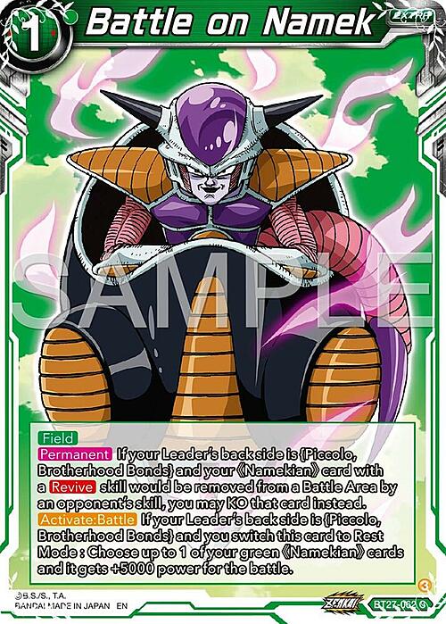 Battle on Namek Card Front