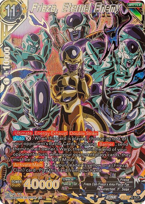 Frieza, Eternal Enemy Card Front