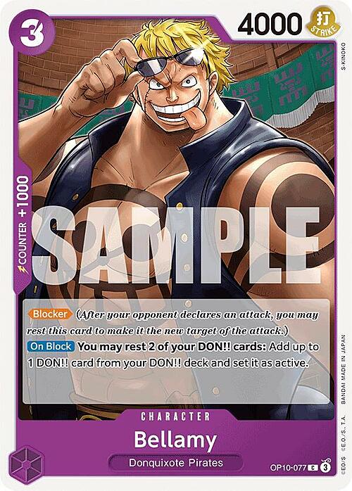 Bellamy Card Front