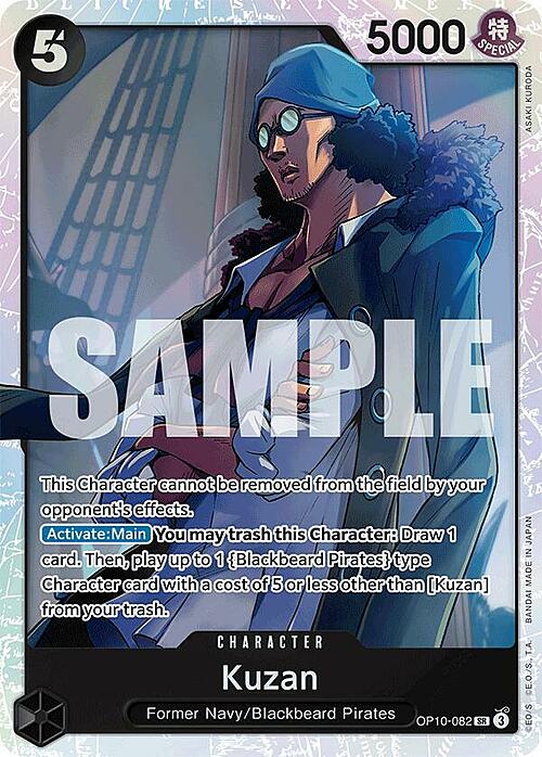 Kuzan Card Front