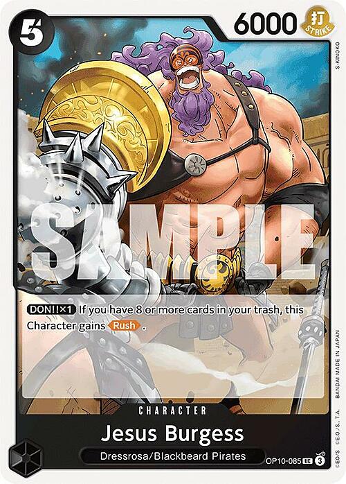 Jesus Burgess Card Front