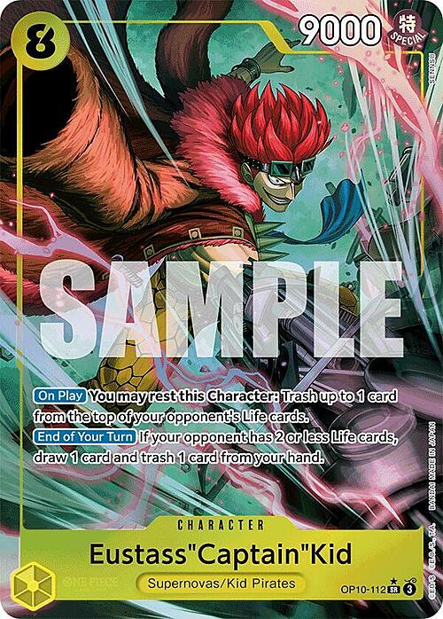 Eustass"Captain"Kid Card Front
