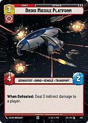 Droid Missile Platform