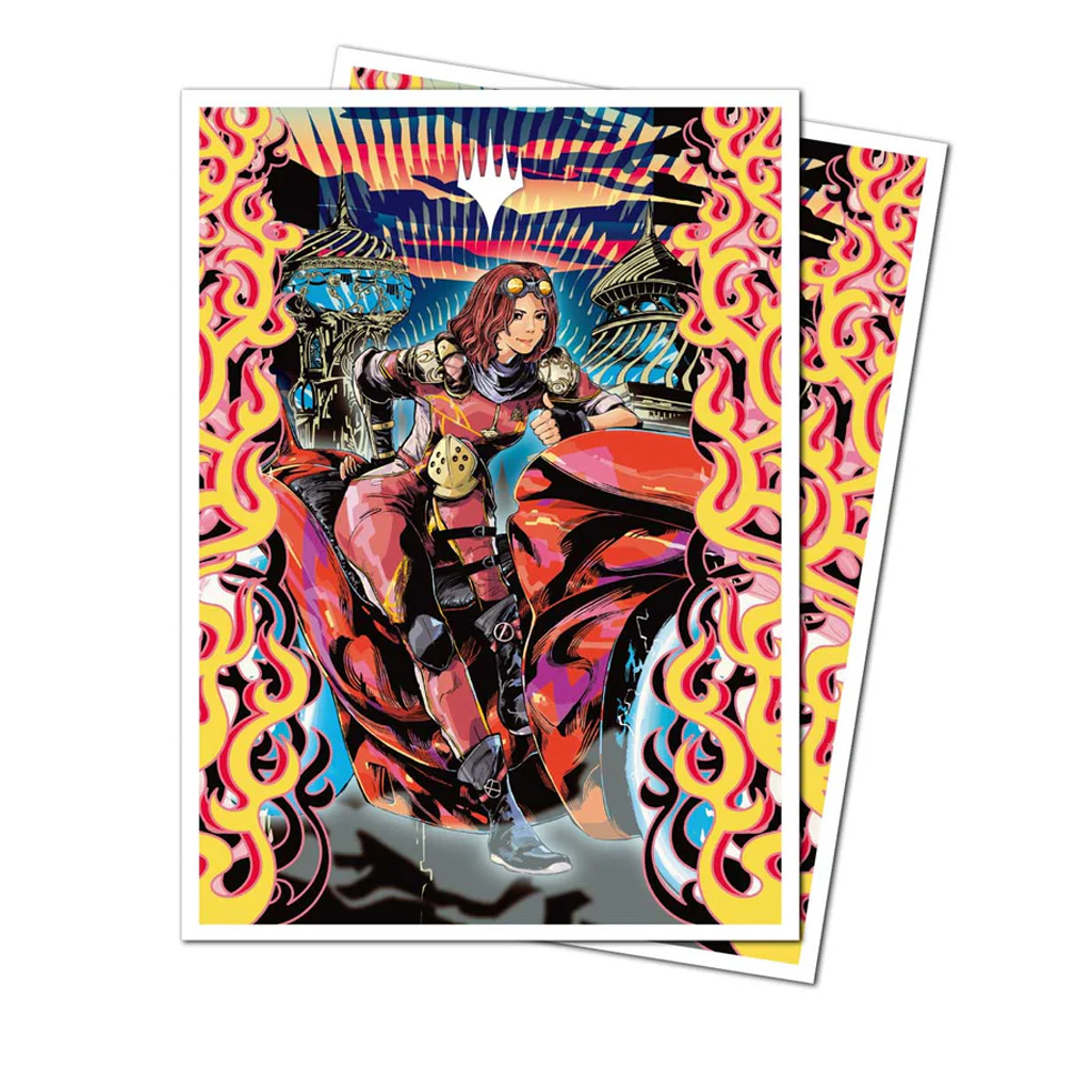 Fundas Aetherdrift: "Chandra, Spark Hunter" APEX Deck Protector