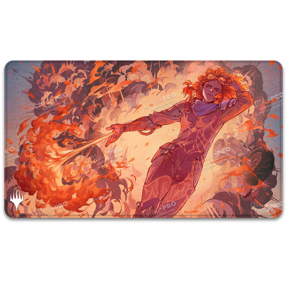 Aetherdrift: "Chandra's Ignition" Stitched Playmat