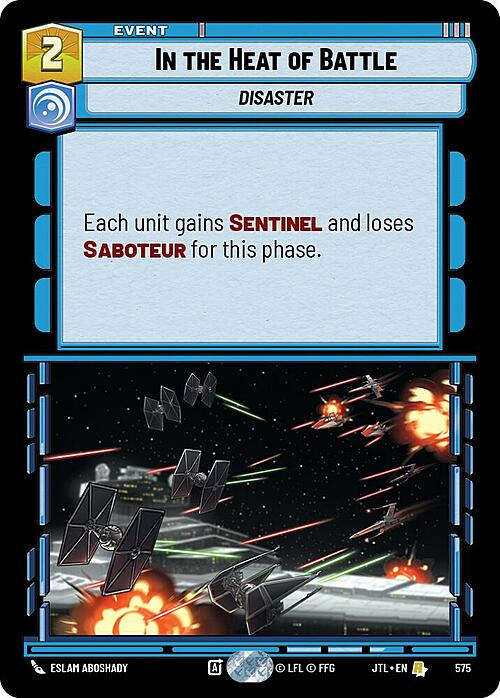 In the Heat of Battle Card Front