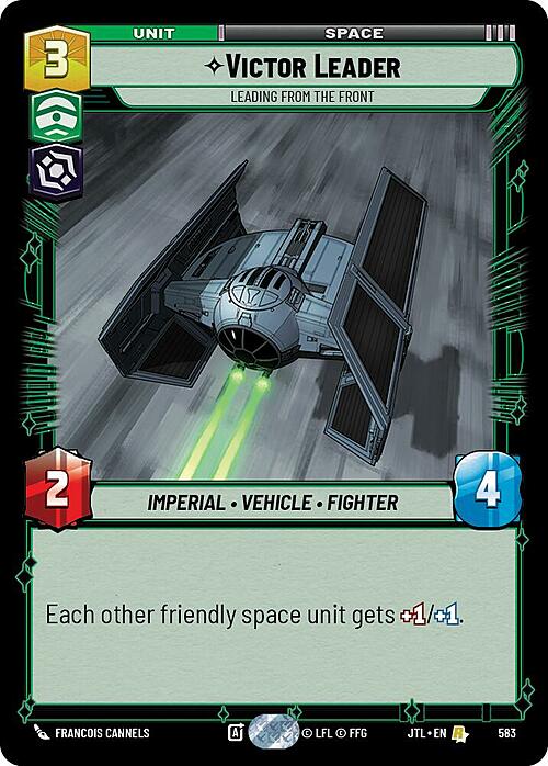 Victor Leader - Leading from the Front Card Front