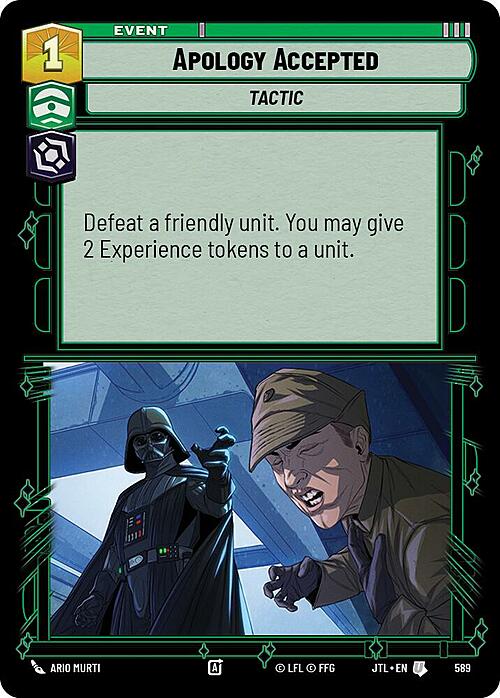 Apology Accepted Card Front