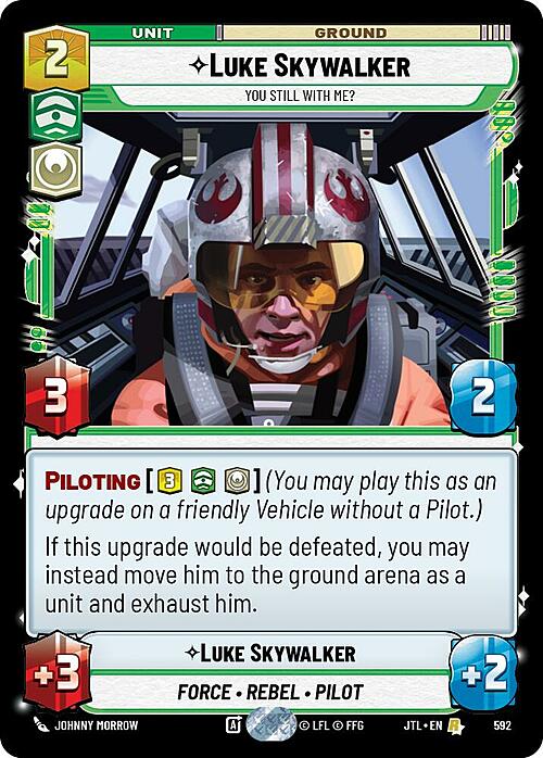 Luke Skywalker - You Still With Me? Card Front