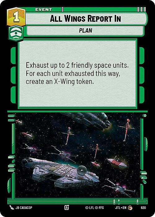 All Wings Report In Card Front