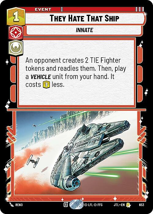 They Hate That Ship Card Front