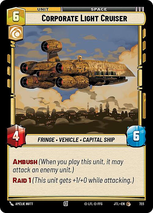 Corporate Light Cruiser Card Front