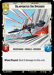 Dilapidated Ski Speeder
