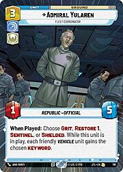 Admiral Yularen - Fleet Coordinator