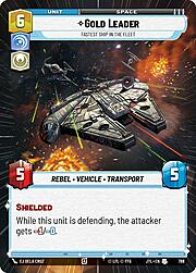 Gold Leader - Fastest Ship in the Fleet