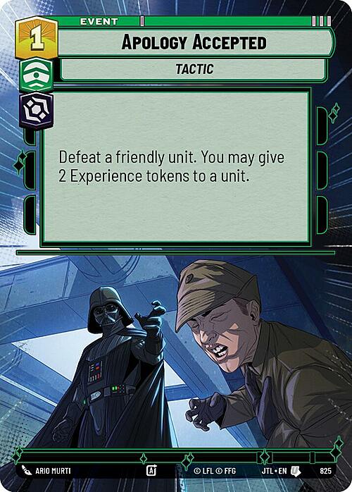 Apology Accepted Card Front
