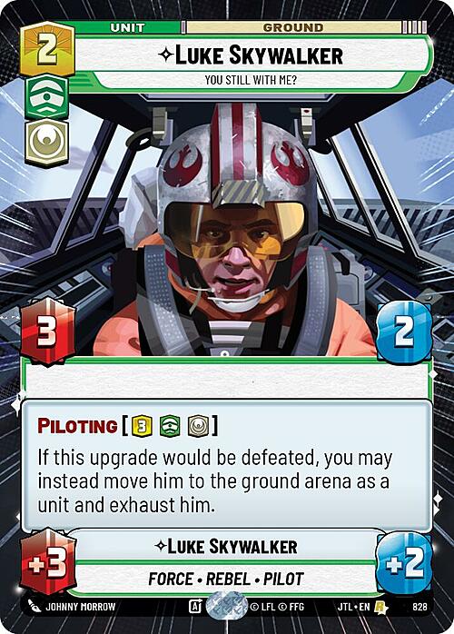 Luke Skywalker - You Still With Me? Card Front